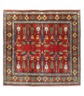 Tappeto persiano Mashhad annodato a mano codice 171237 - 193 × 198