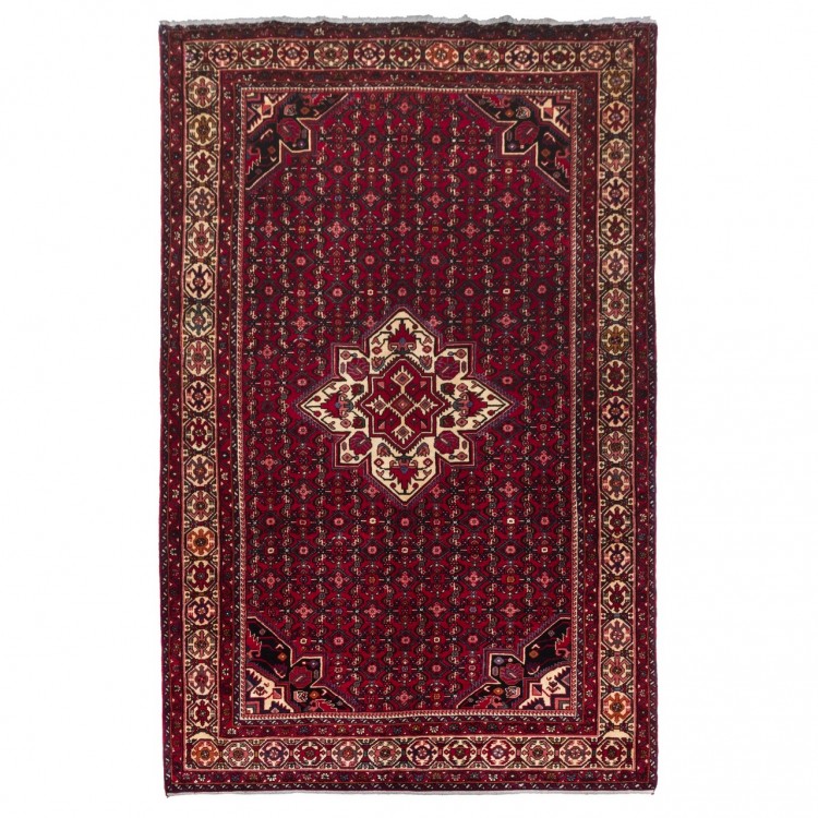 Tappeto persiano Hamedan annodato a mano codice 179007 - 317 × 202