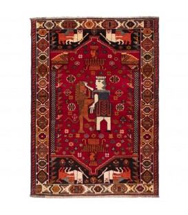 Tapis persan fait main Fars Réf ID 179080 - 174 × 125