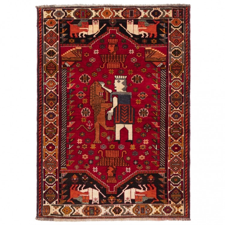 Tapis persan fait main Fars Réf ID 179080 - 174 × 125