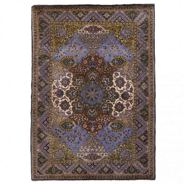 Tappeto persiano Qom annodato a mano codice 179083 - 207 × 143