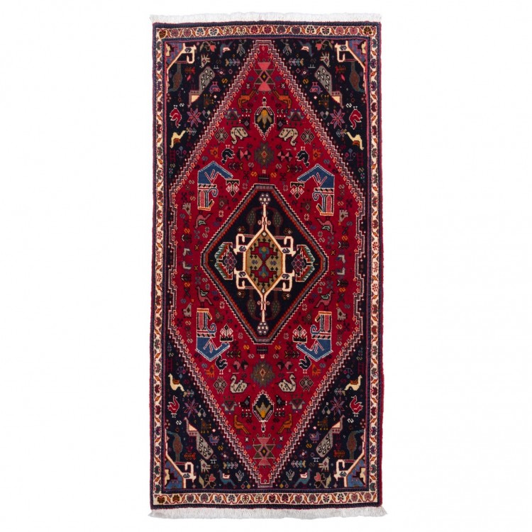 Tapis persan fait main Qashqai Réf ID 174273 - 145 × 68