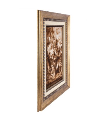 Tableau tapis persan Tabriz fait main Réf ID 901809