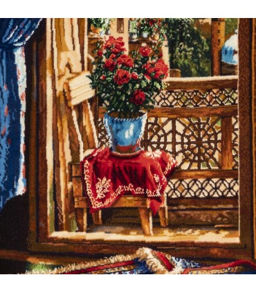 Alfombra Persa Tabriz Tableau Ref 901846