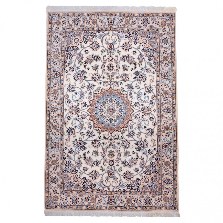 Tapis persan Nain fait main Réf ID 163091 - 134 × 203