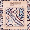 Tappeto persiano Nain annodato a mano codice 163117 - 210 × 312