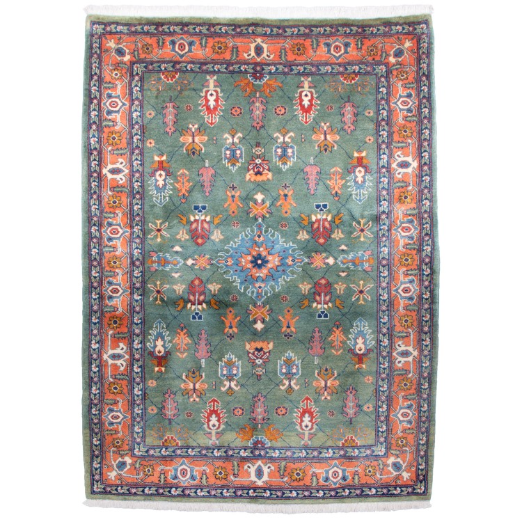 Tapis persan Mashhad fait main Réf ID 171423 - 149 × 200