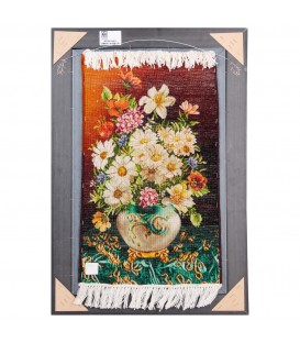 Tableau tapis persan Tabriz fait main Réf ID 901941
