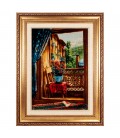 Tappeto persiano Tabriz a disegno pittorico codice 901943