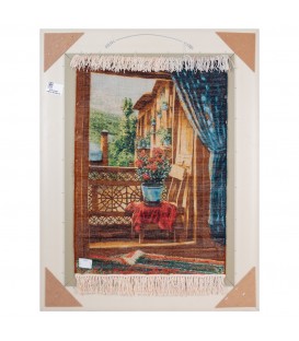 Tableau tapis persan Tabriz fait main Réf ID 901943