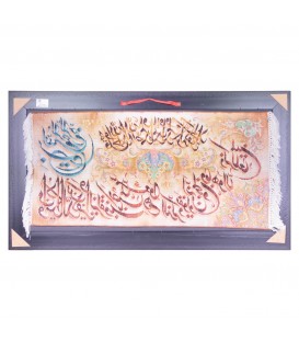 イランの手作り絵画絨毯 タブリーズ 番号 901963