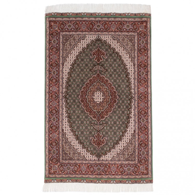 Tappeto persiano Tabriz annodato a mano codice 174412 - 103 × 153