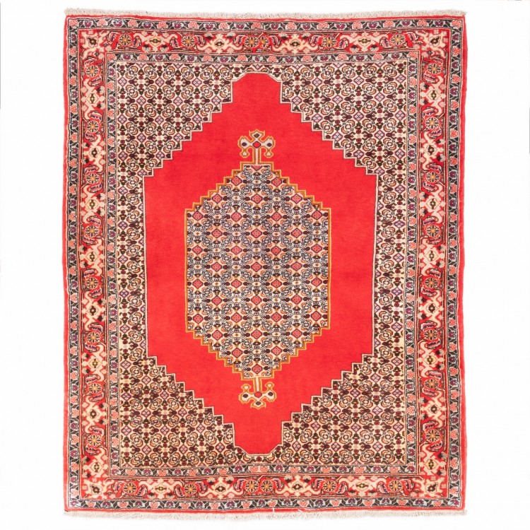 Tappeto persiano Sanandaj annodato a mano codice 179155 - 123 × 153