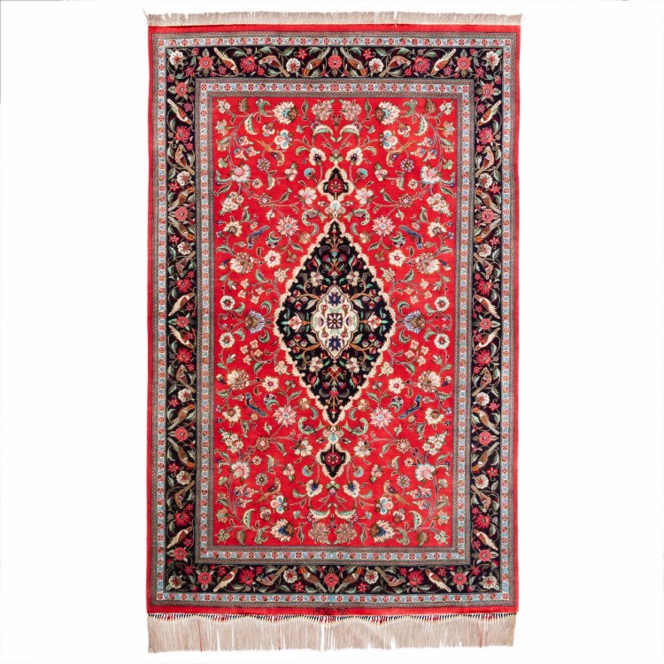 Tapis persan Qom fait main Réf ID 179160 - 100 × 160