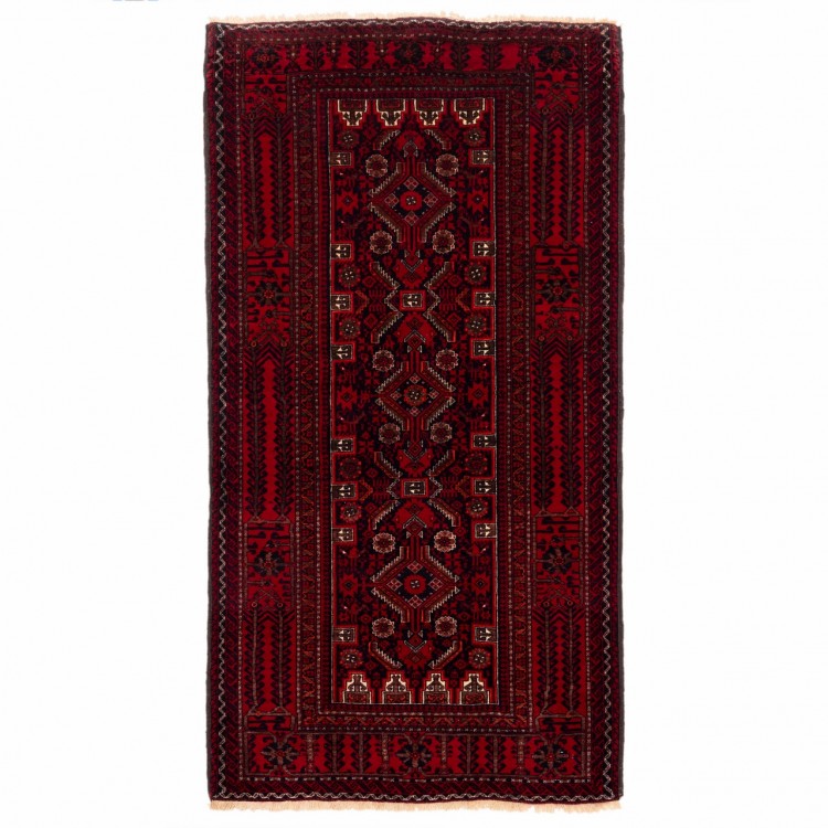 Tapis persan Baluch fait main Réf ID 179162 - 99 × 190