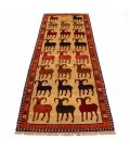 Персидский ковер ручной работы Qashqai Код 177165 - 104 × 293