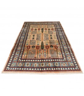 イランの手作りカーペット サブゼバル 番号 171365 - 206 × 295