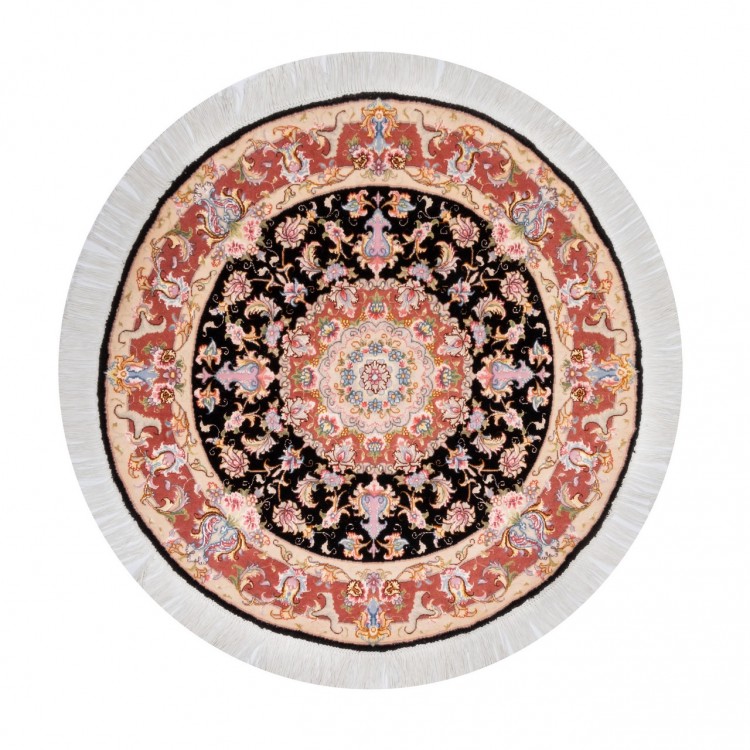 Tappeto persiano Tabriz annodato a mano codice 172046 - 101 × 102