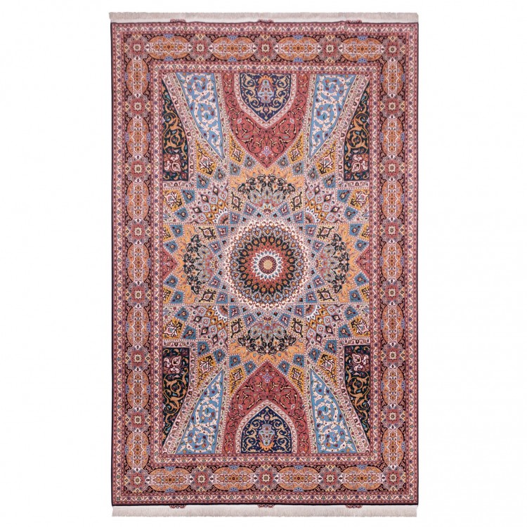 Tappeto persiano Tabriz annodato a mano codice 174431 - 201 × 312