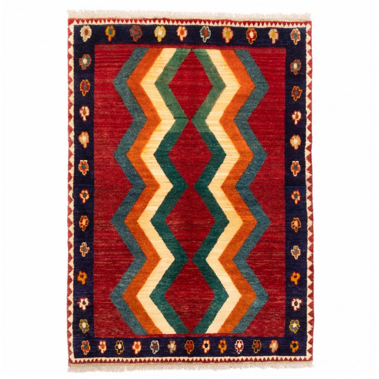 Gabbeh persiano Qashqai annodato a mano codice 177150 - 120 × 174