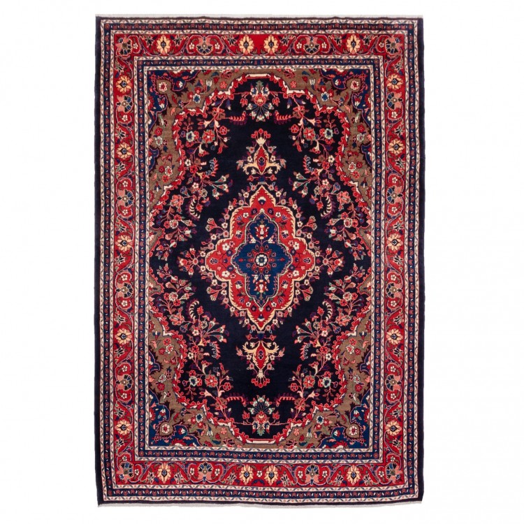 Tappeto persiano Hamedan annodato a mano codice 179194 - 215 × 310