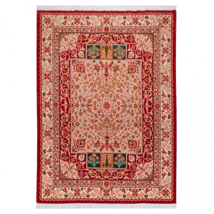 Tapis persan Tabriz fait main Réf ID 174530 - 253 × 350