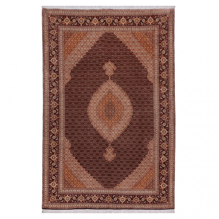 Tappeto persiano Tabriz annodato a mano codice 174531 - 205 × 306