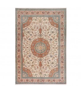 Tapis persan Tabriz fait main Réf ID 174533 - 196 × 284