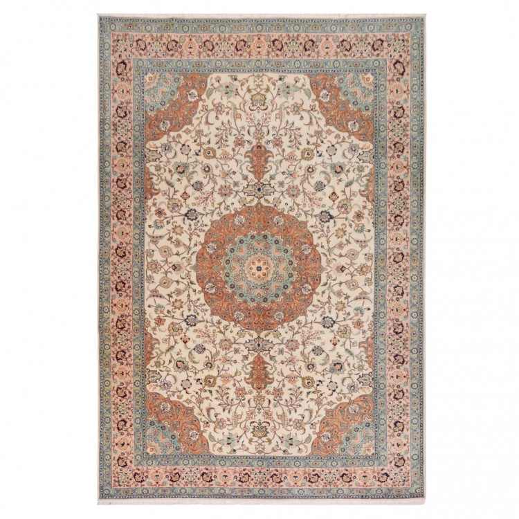 Tapis persan Tabriz fait main Réf ID 174533 - 196 × 284