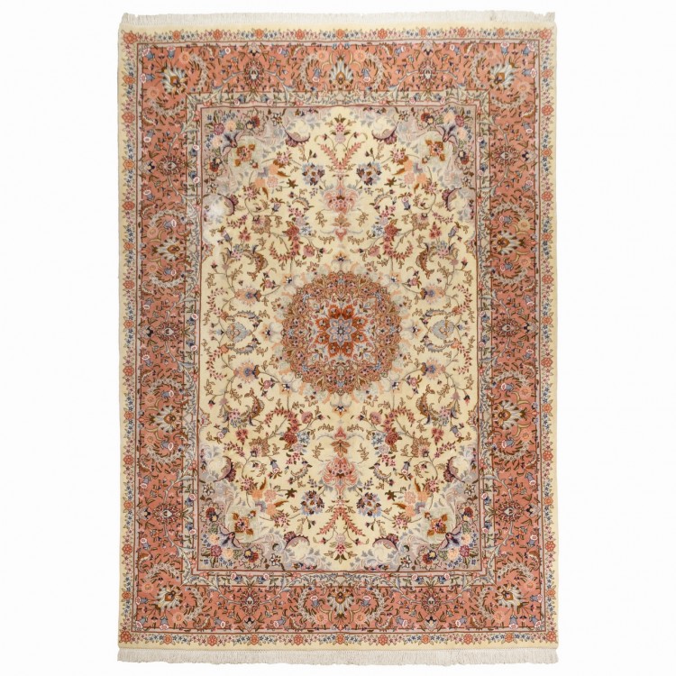 Tappeto persiano Tabriz annodato a mano codice 174575 - 245 × 348