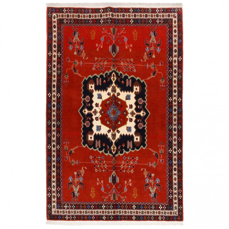 Tapis persan Afchar fait main Réf ID 174498 - 143 × 222