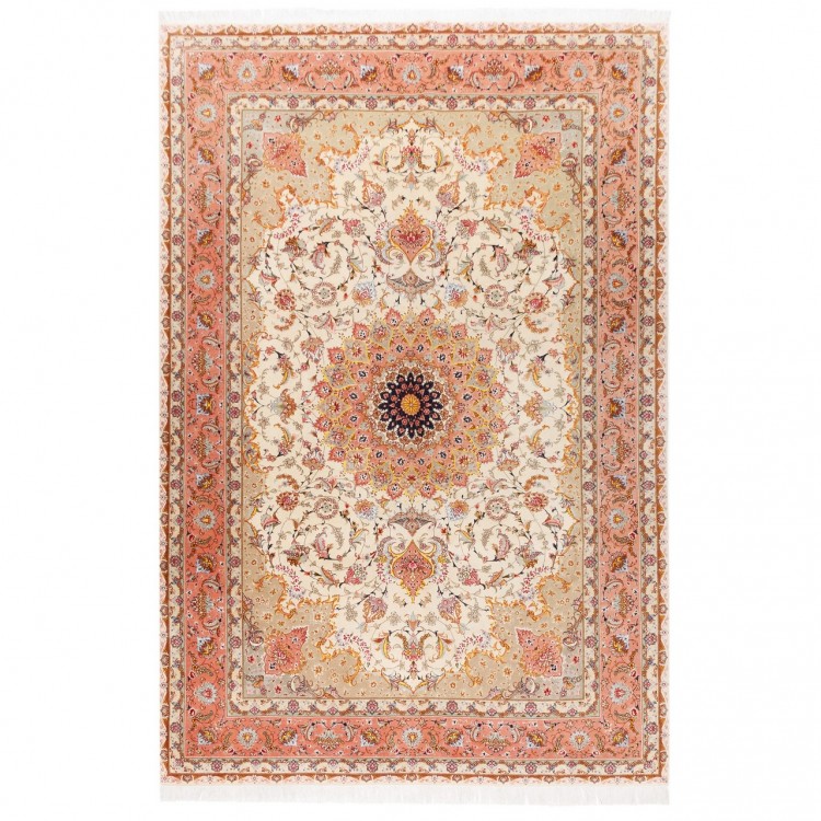 Tappeto persiano Tabriz annodato a mano codice 174633 - 200 × 297