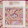 Tappeto persiano Qom annodato a mano codice 174681 - 79 × 119