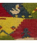 El Yapımı Kilim Gabbeh Yastık Ref 215002