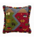 El Yapımı Kilim Gabbeh Yastık Ref 215040