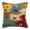 Coussin Kilim Gabbeh fait à la main Réf ID 215048