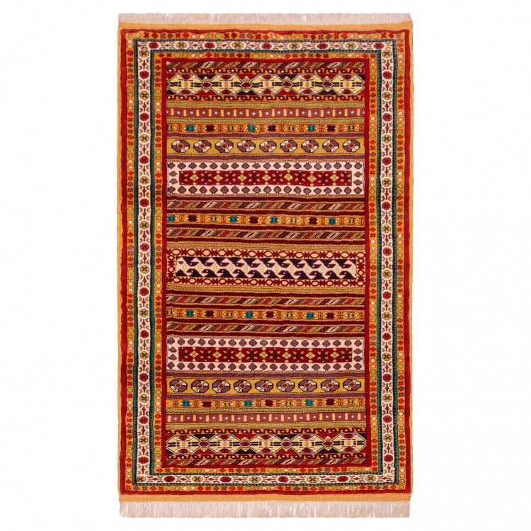 Tapis persan Turkmène fait main Réf ID 141088 - 136 × 210