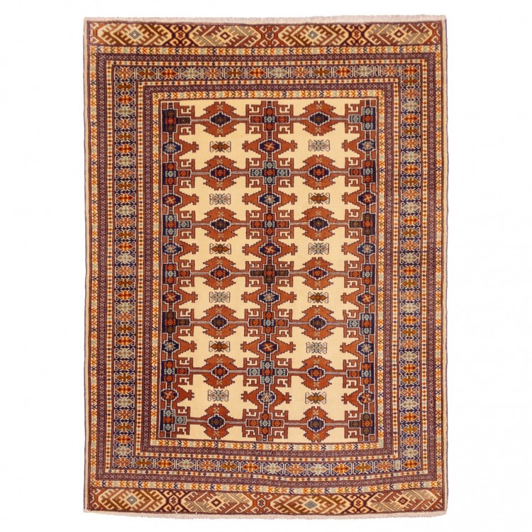 Tapis persan Turkmène fait main Réf ID 141097 - 126 × 172