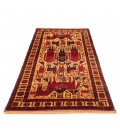 Tappeto persiano Zabul annodato a mano codice 141101 - 114 × 208
