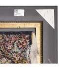 Tableau tapis persan Qom fait main Réf ID 902037