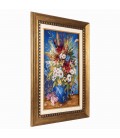 Tableau tapis persan Tabriz fait main Réf ID 902062