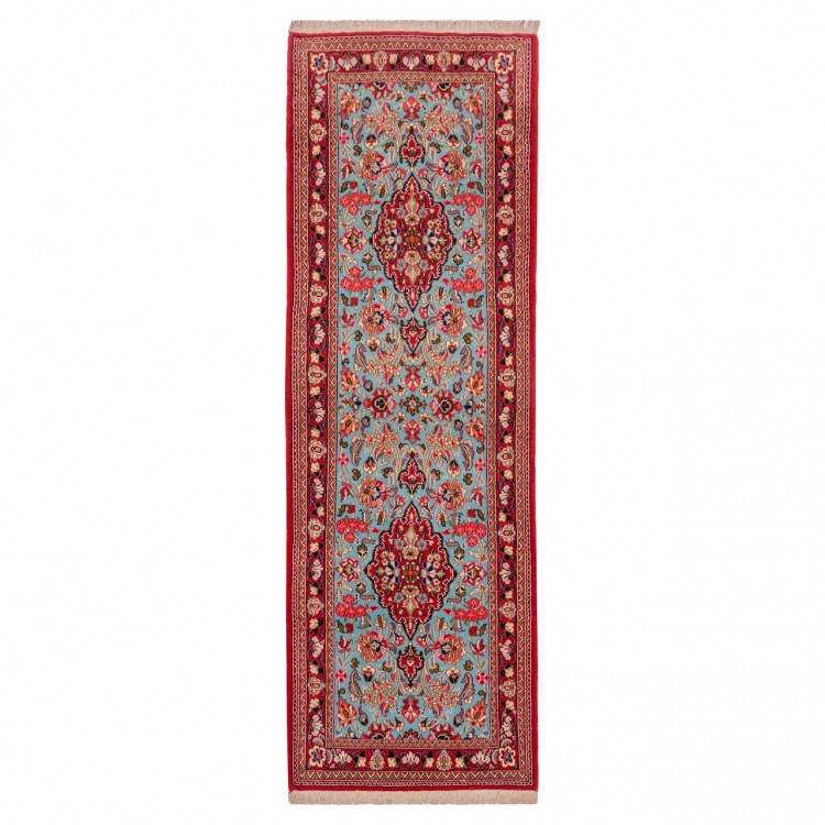 Tapis persan Qom fait main Réf ID 181026 - 65 × 197