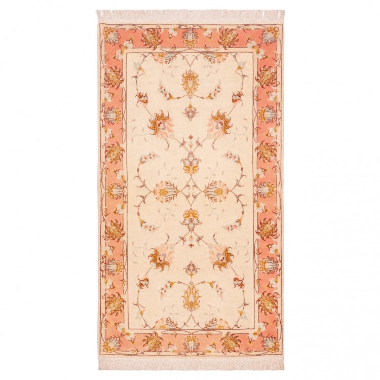 Tappeto persiano Tabriz annodato a mano codice 181035 - 68 × 129