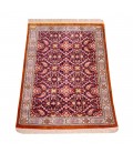 Tappeto persiano Qom annodato a mano codice 181055 - 60 × 79