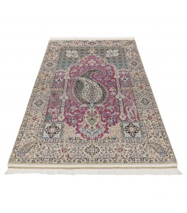 Tapis persan Nain fait main Réf ID 180059 - 130 × 204