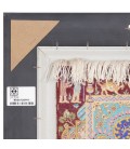 Tappeto persiano Qom a disegno pittorico codice 902072