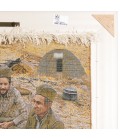 Tableau tapis persan Tabriz fait main Réf ID 902120