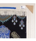 Tableau tapis persan Qom fait main Réf ID 902158
