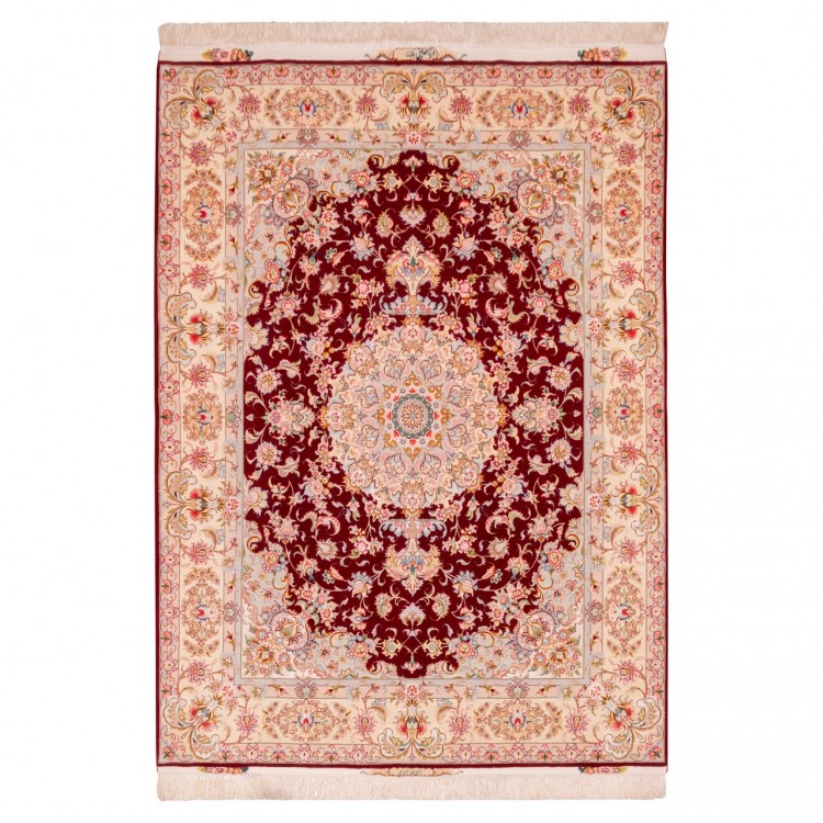 Tappeto persiano Tabriz annodato a mano codice 172064 - 151 × 210