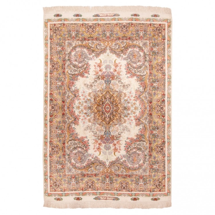 Tappeto persiano Tabriz annodato a mano codice 172068 - 150 × 204